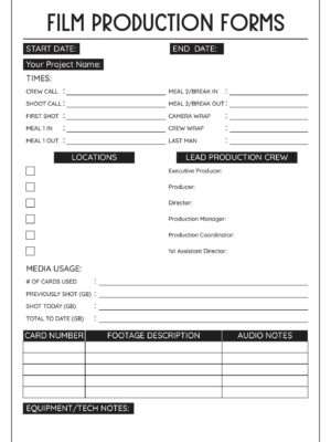 Production Forms